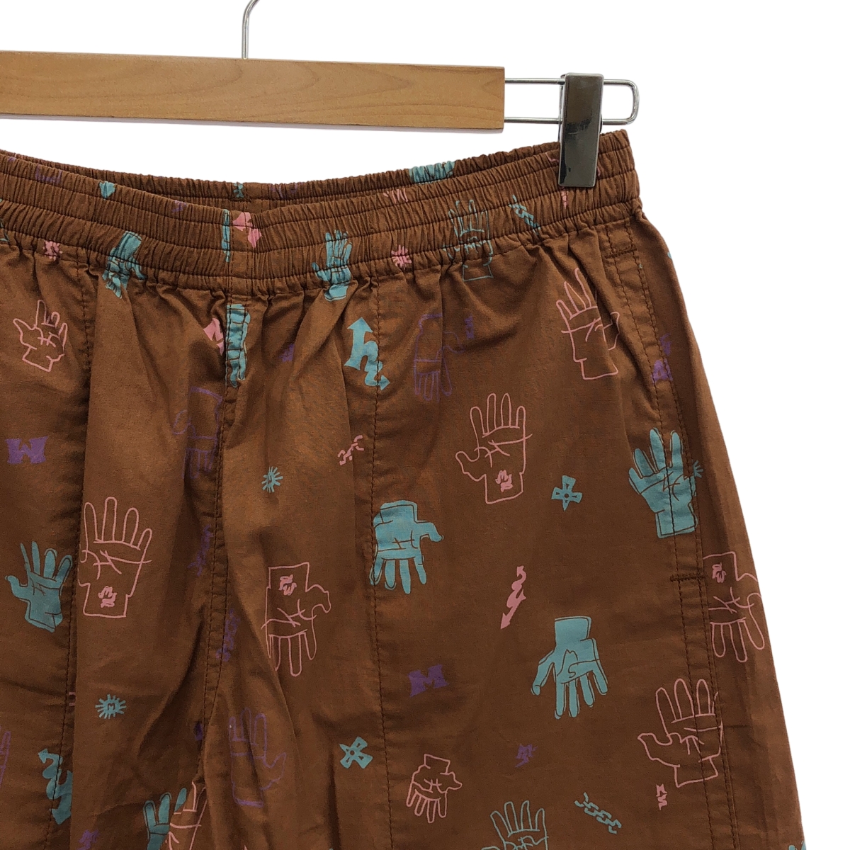 MASSES / マシス SHORTS HAND ハンド 総柄 プリント ショートパンツ