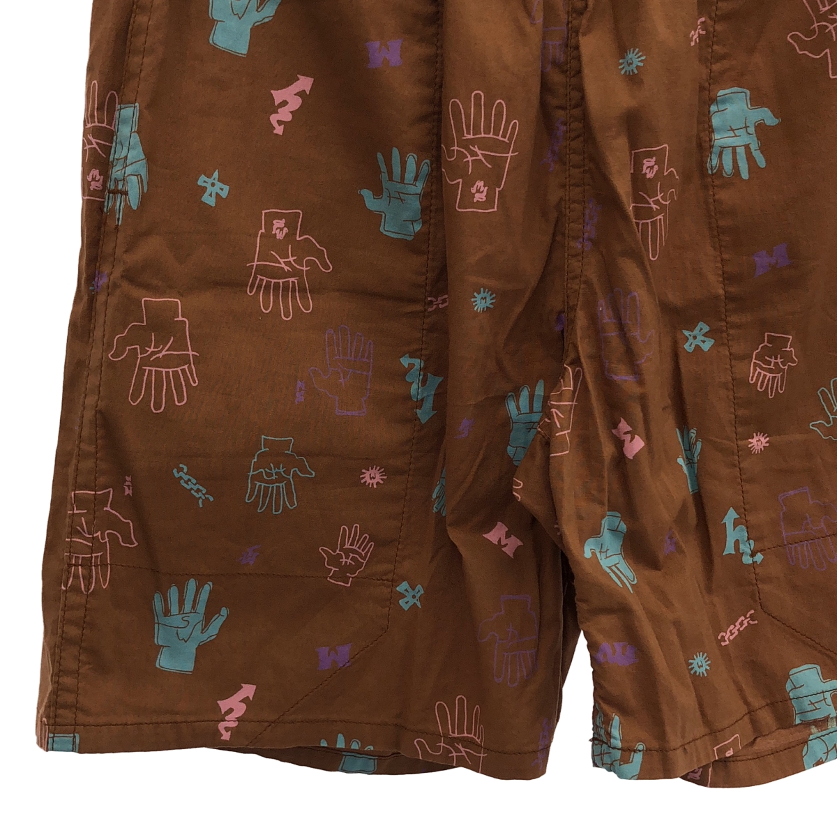 MASSES / マシス SHORTS HAND ハンド 総柄 プリント ショートパンツ