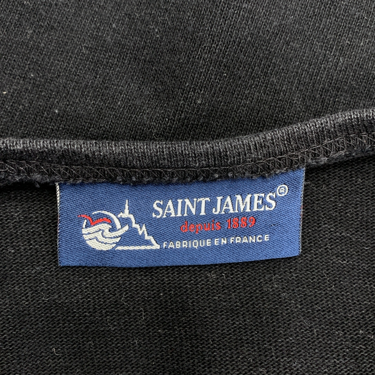 SAINT JAMES / セントジェームス OUESSANT / ウエッソン ボートネック バスク カットソー