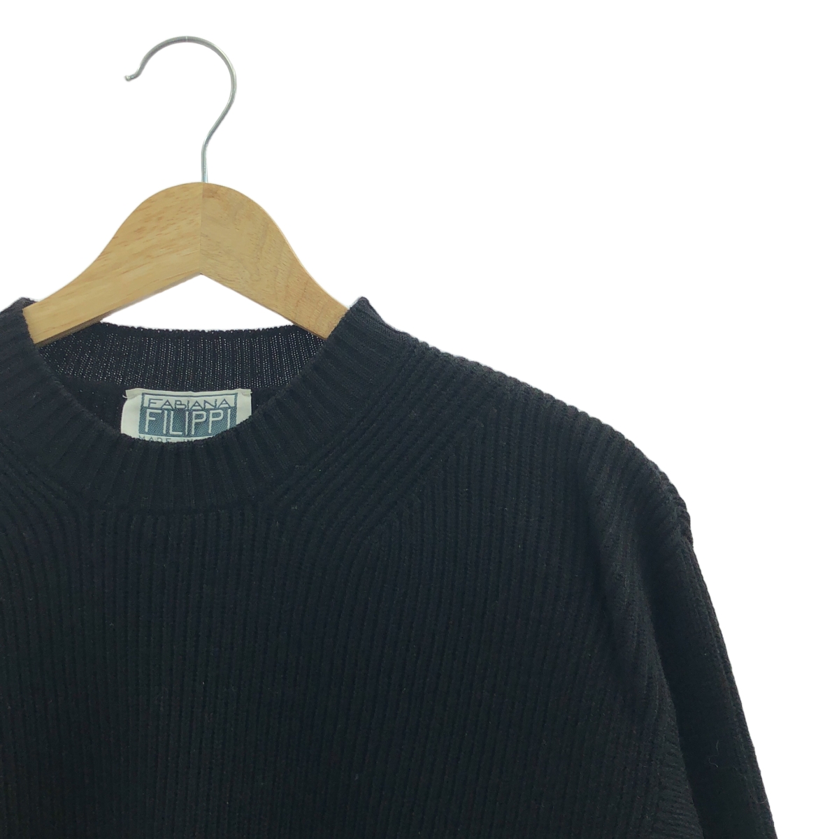 FABIANA FILIPPI / ファビアナフィリッピ クルーネック ウール リブ ニット