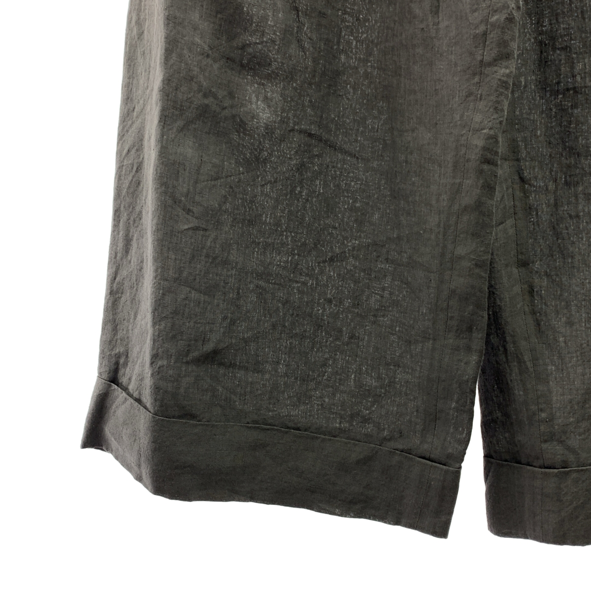 ziggy chen / ジギーチェン Cropped Trousers / タック ワイド スラックス パンツ