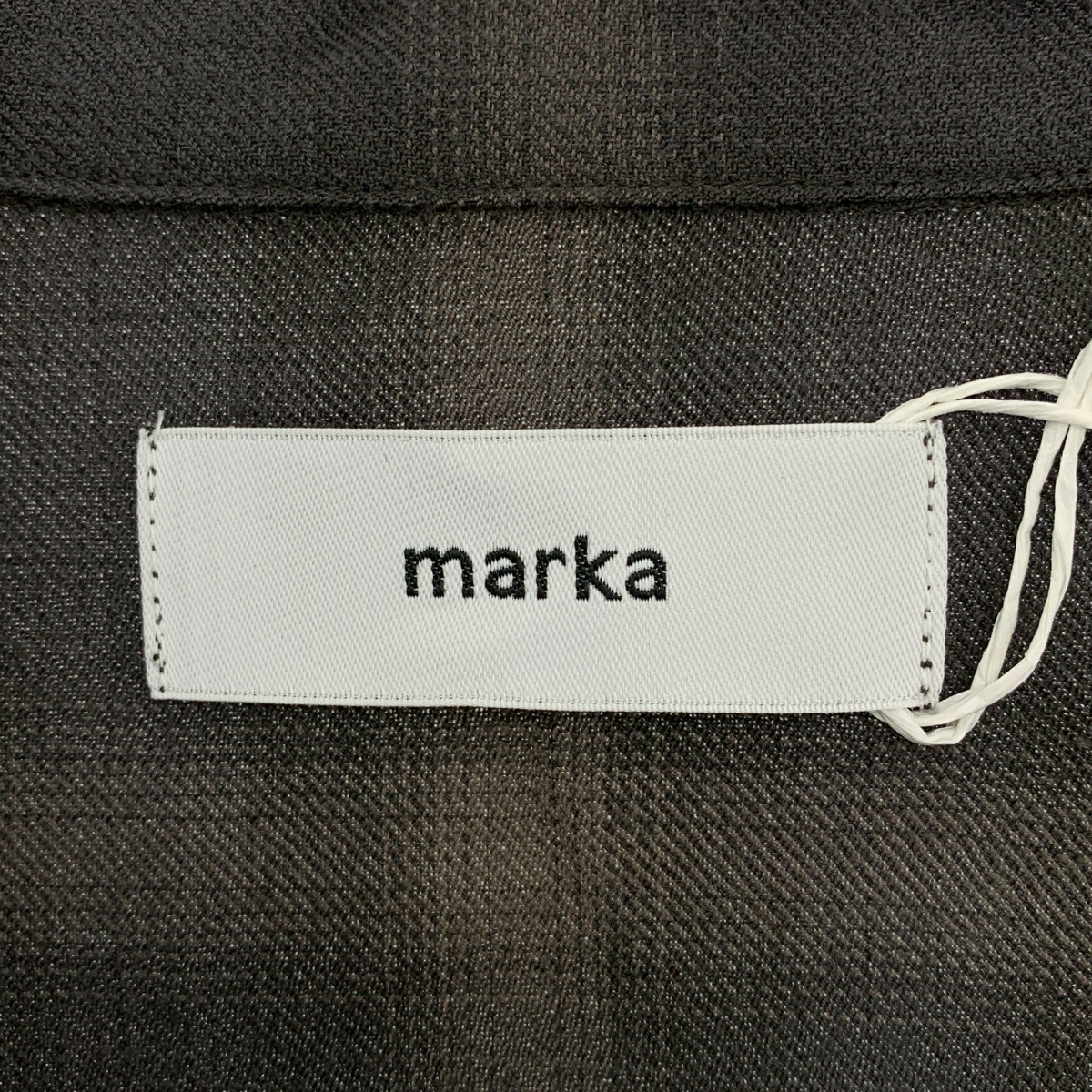 marka / マーカ DOUBLE POCKET OPEN COLLAR L/S SHIRT チェック シャツ