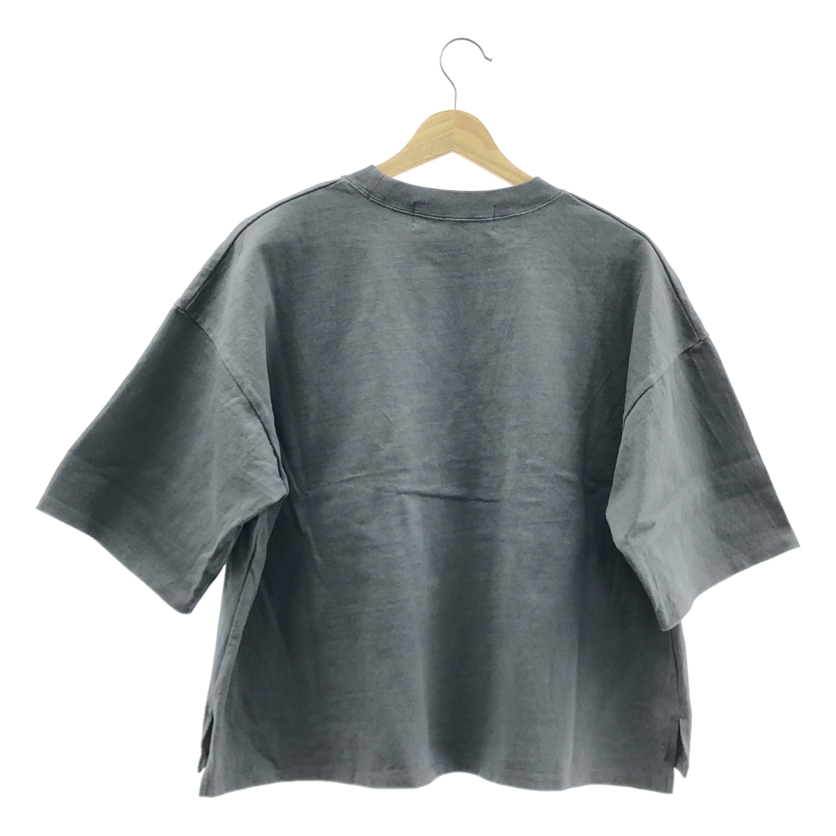 THIRD MAGAZINE / サードマガジン ロゴ スリット オーバー Tシャツ カットソー