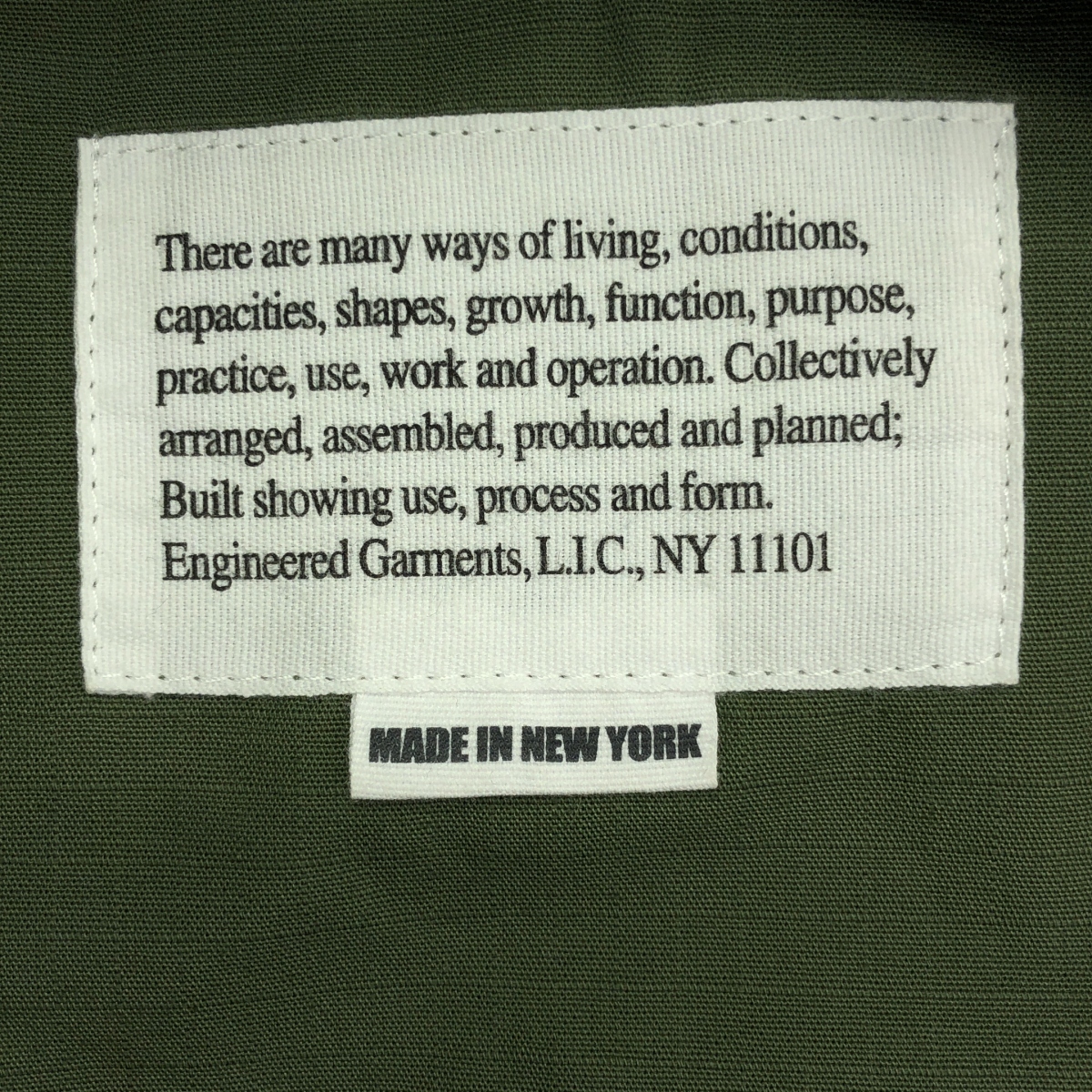 Engineered Garments / エンジニアドガーメンツ CARDIGAN JACKET COTTON RIPSTOP コットン リップストップ カーディガン ミリタリー ジャケット