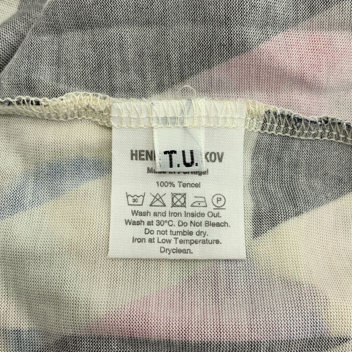 HENRIK VIBSKOV / ヘンリックヴィブスコフ プリント クルーネック ワンピース