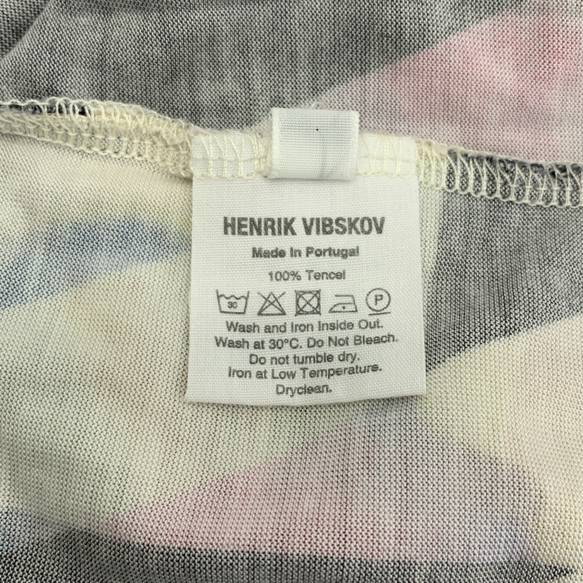 HENRIK VIBSKOV / ヘンリックヴィブスコフ プリント クルーネック ワンピース