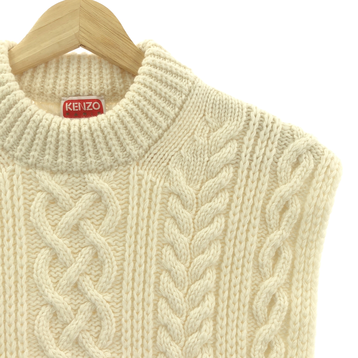 KENZO / ケンゾー ケーブル ニット ベスト セーター