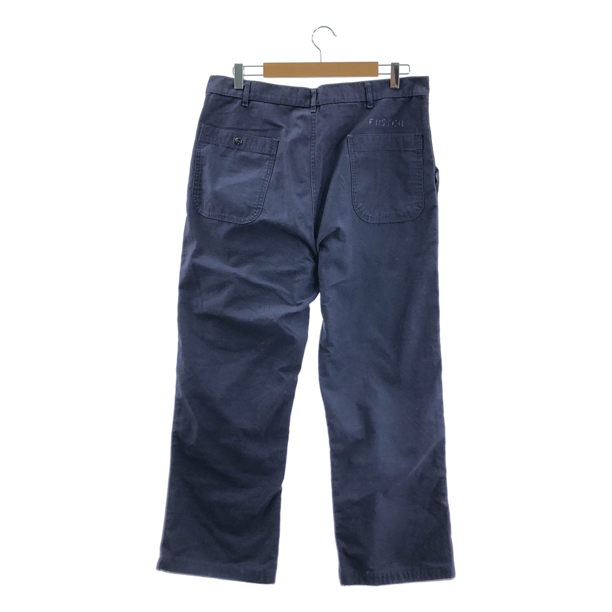 U.S. NAVY / アメリカ軍 1970s ヴィンテージ DARK BLUE UTILITY TROUSERS バックサテン ベイカーパンツ