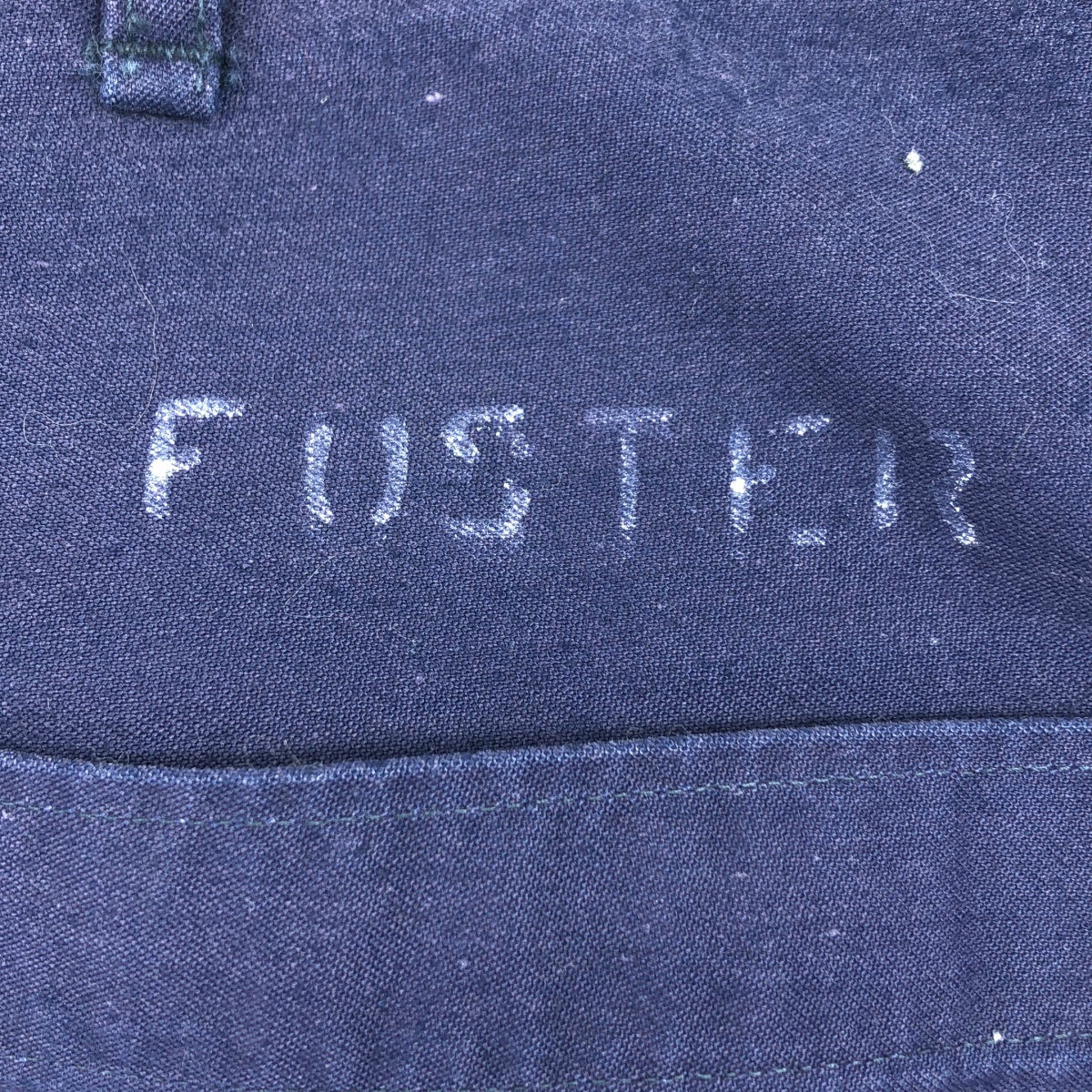 U.S. NAVY / アメリカ軍 1970s ヴィンテージ DARK BLUE UTILITY TROUSERS バックサテン ベイカーパンツ