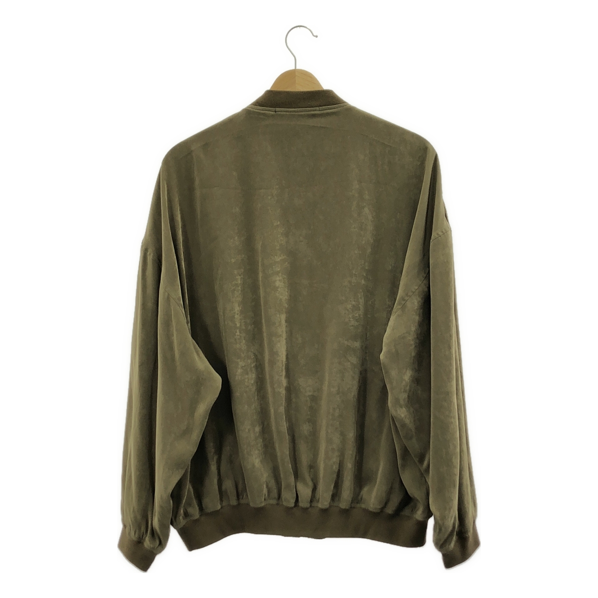 AP STUDIO / エーピーストゥディオ スエードライク サテンブルゾン