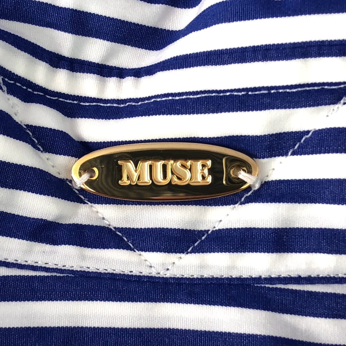 MUSE de Deuxieme Classe / ミューズドゥーズィーエムクラス コットン ストライプシャツ