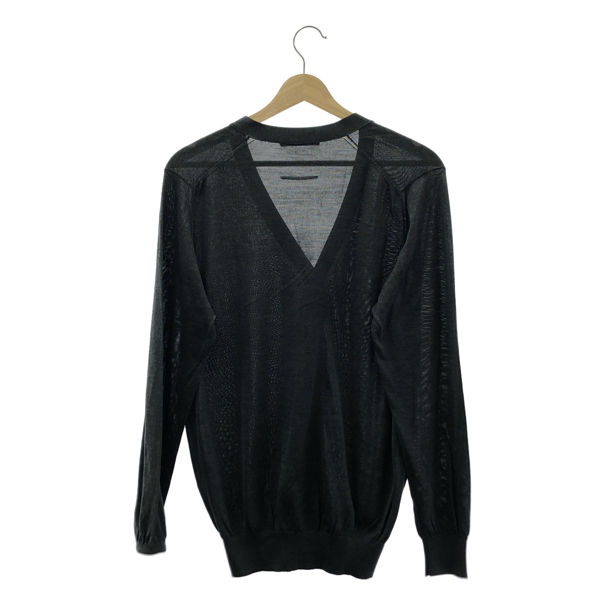SLOANE / スローン 18G天竺 シルク Vネック カーディガン