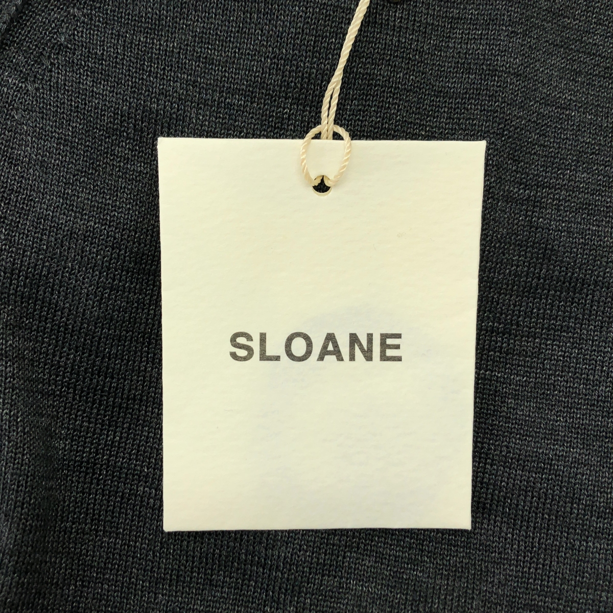 SLOANE / スローン 18G天竺 シルク Vネック カーディガン