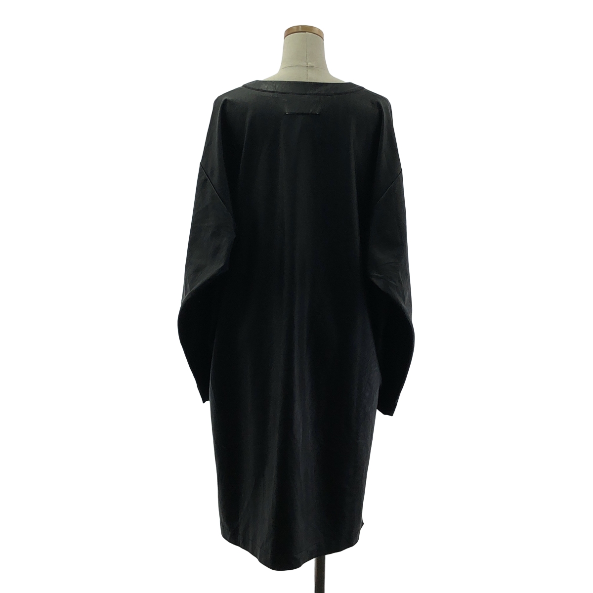 MM6 Maison Margiela / エムエムシックスメゾンマルジェラ オープンショルダー フェイクレザー ワンピース