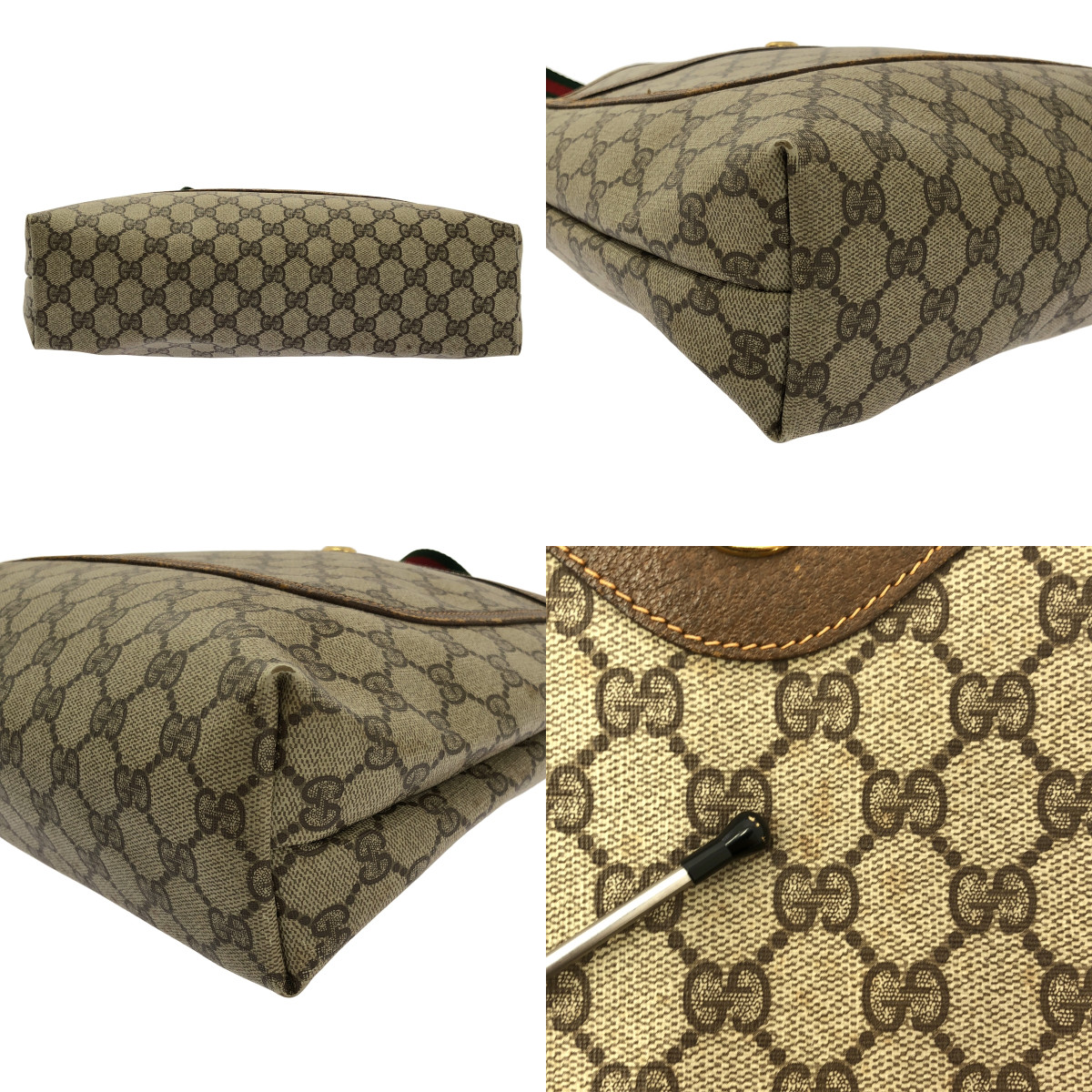 GUCCI / グッチ GGロゴ シェリーライン オールド トートバッグ / ユニセックス