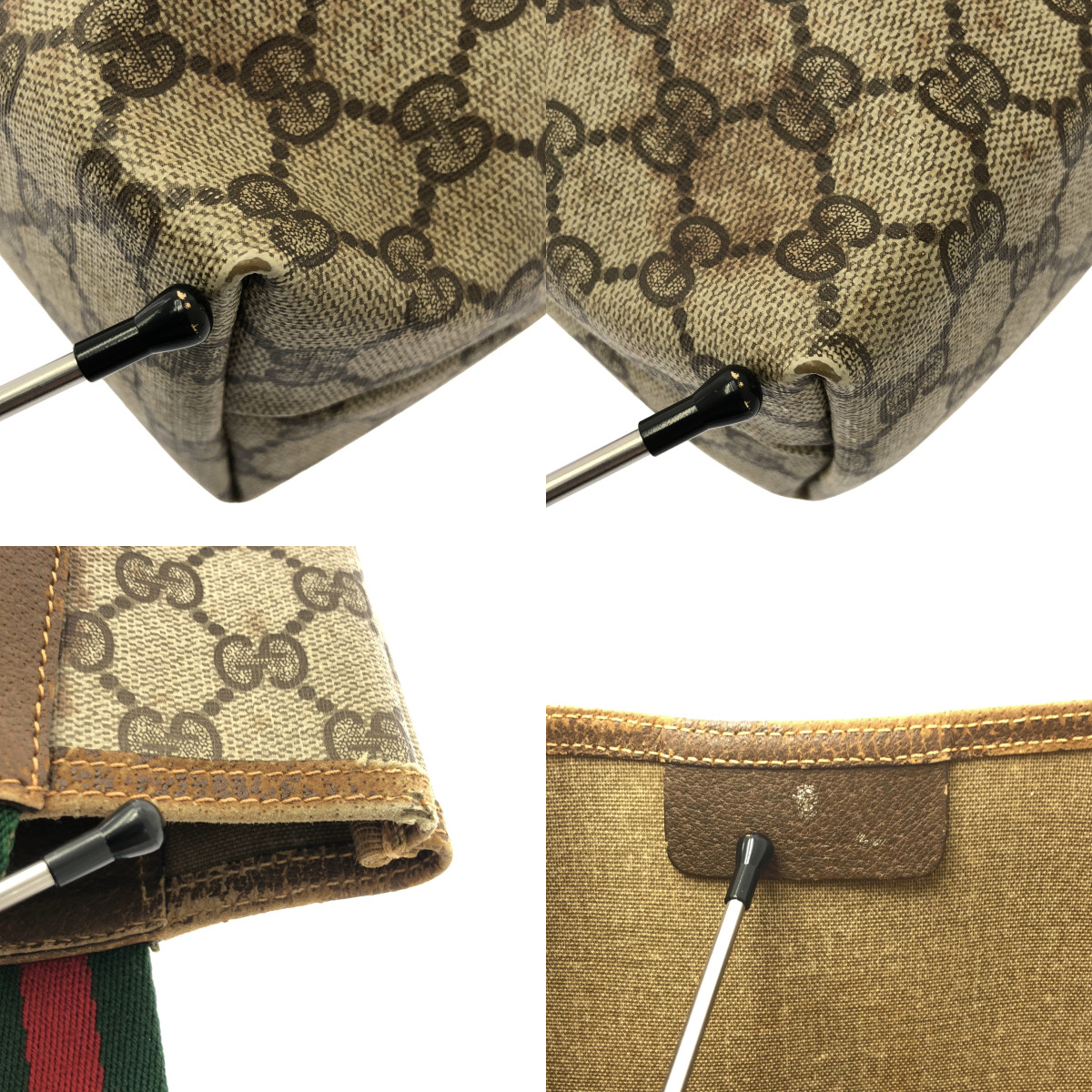 GUCCI / グッチ GGロゴ シェリーライン オールド トートバッグ / ユニセックス