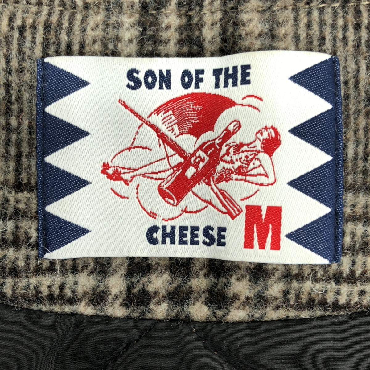 SON OF THE CHEESE / サノバチーズ CHECK WOOL VEST ウール チェック ベスト
