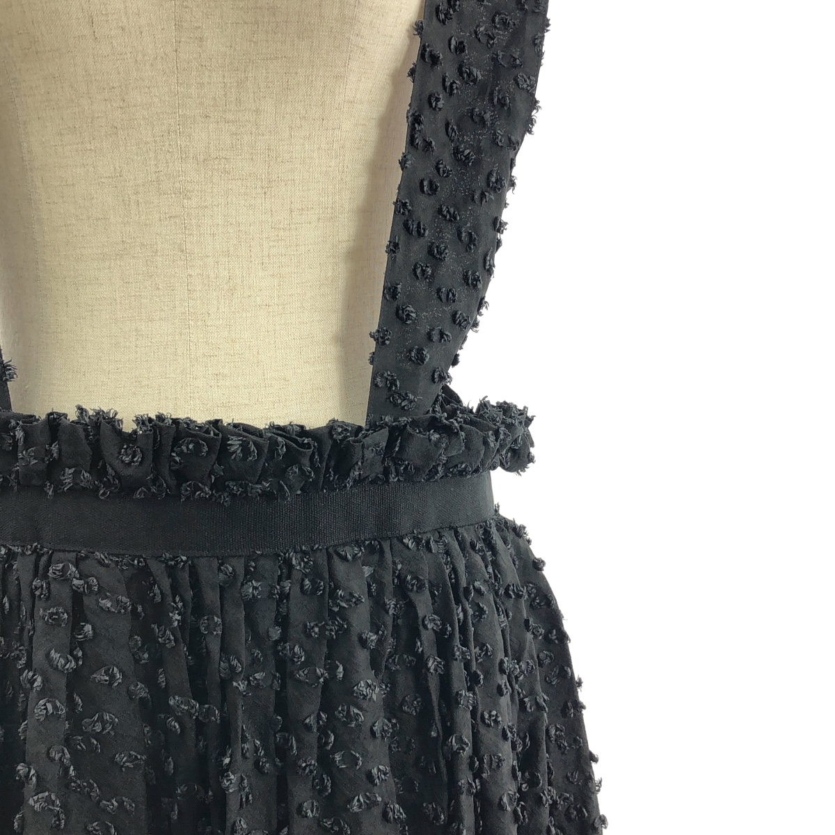 tao COMME des GARCONS / タオコムデギャルソン キュプラ サスペンダースカート