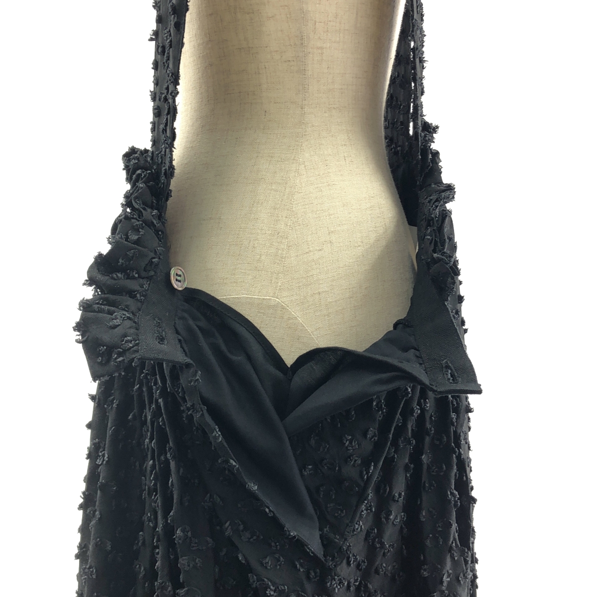 tao COMME des GARCONS / タオコムデギャルソン キュプラ サスペンダースカート