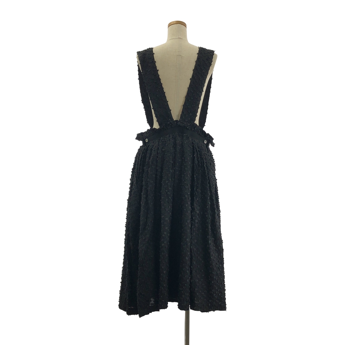 tao COMME des GARCONS / タオコムデギャルソン キュプラ サスペンダースカート