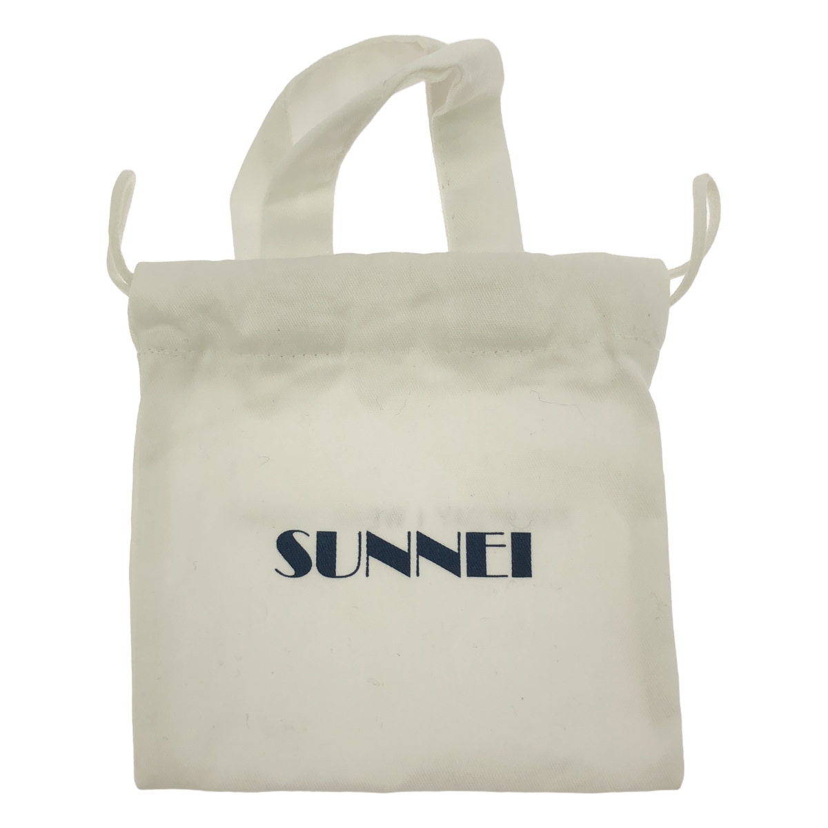 SUNNEI / スンネイ ラバーディテール ロゴ ピアス