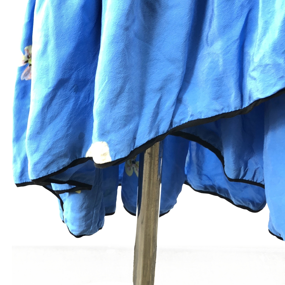 Ganni / ガニー フラワープリント ラップ フリル ロングスカート