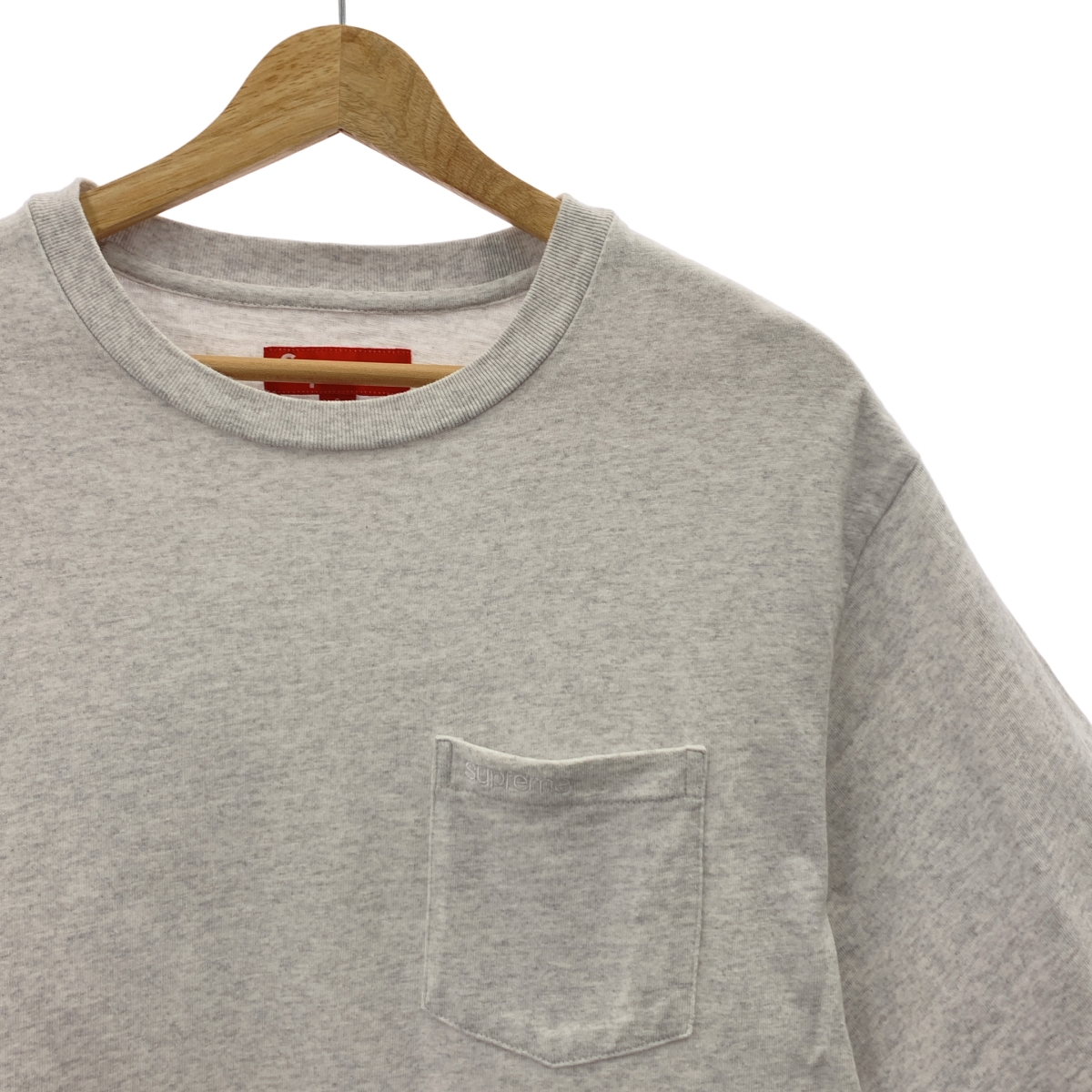 SUPREME / シュプリーム S/S Pocket Tee ロゴ刺しゅう 半袖 ポケット Tシャツ