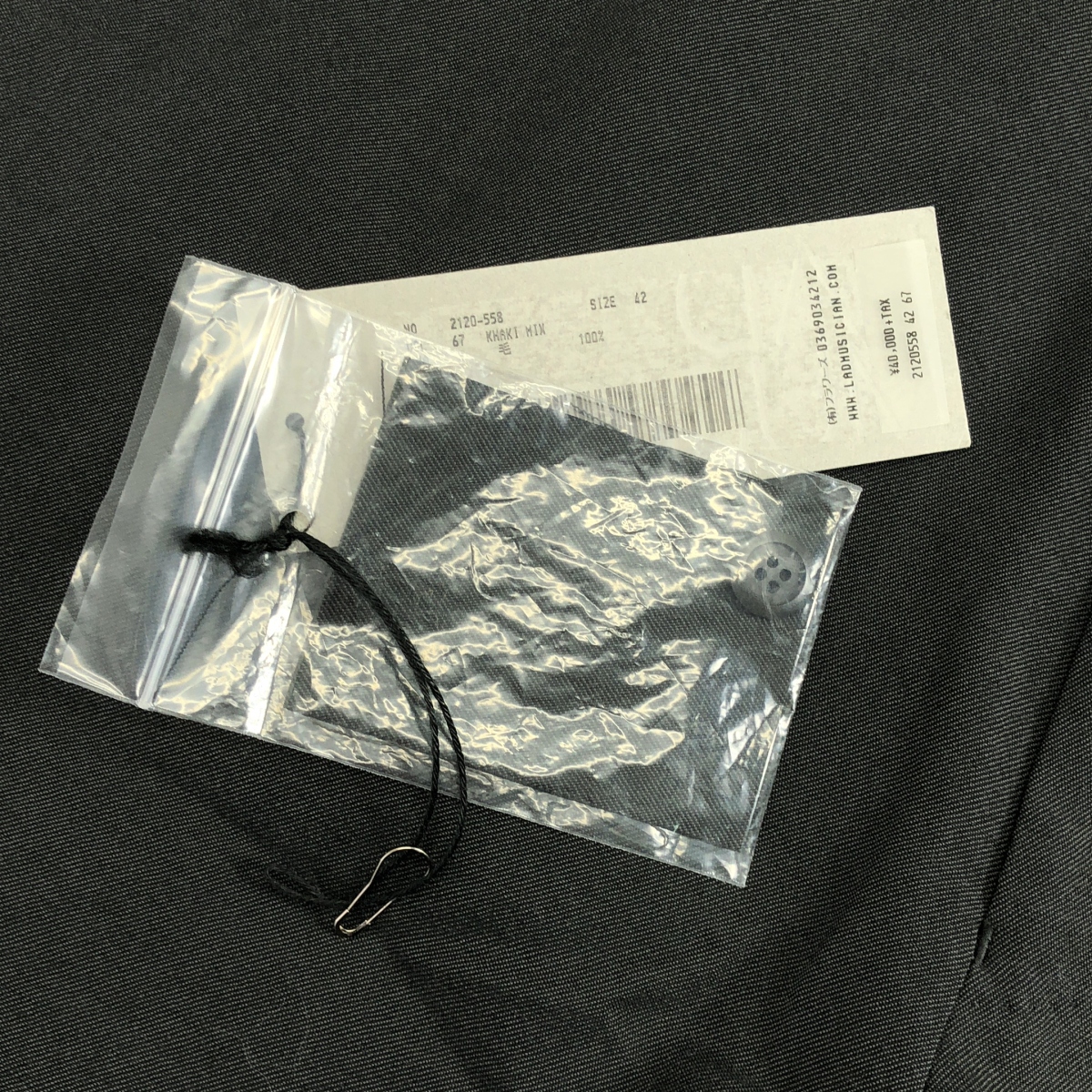 LAD MUSICIAN / ラッドミュージシャン ASYMMETRY SLACKS ワイドスラックス パンツ