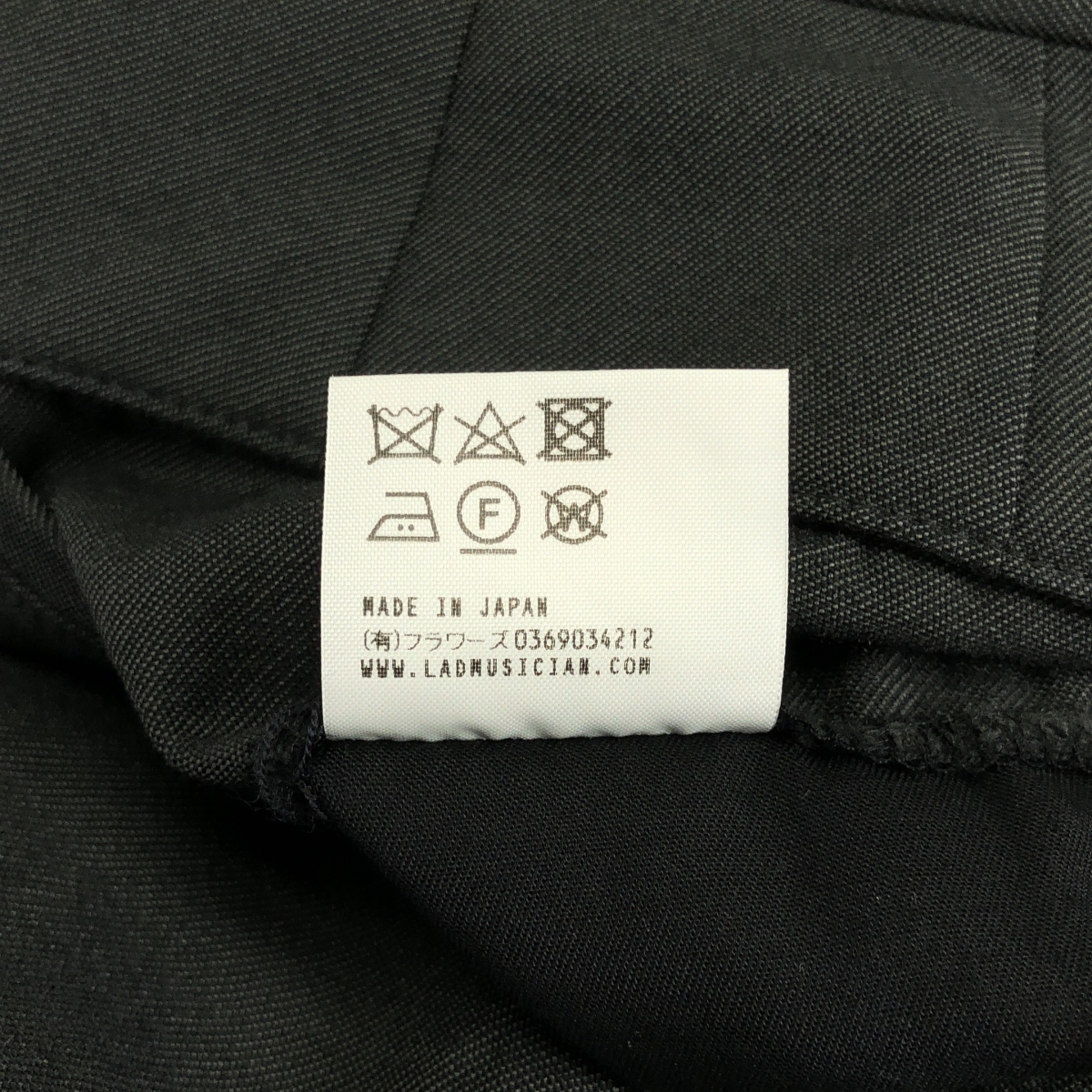 LAD MUSICIAN / ラッドミュージシャン ASYMMETRY SLACKS ワイドスラックス パンツ