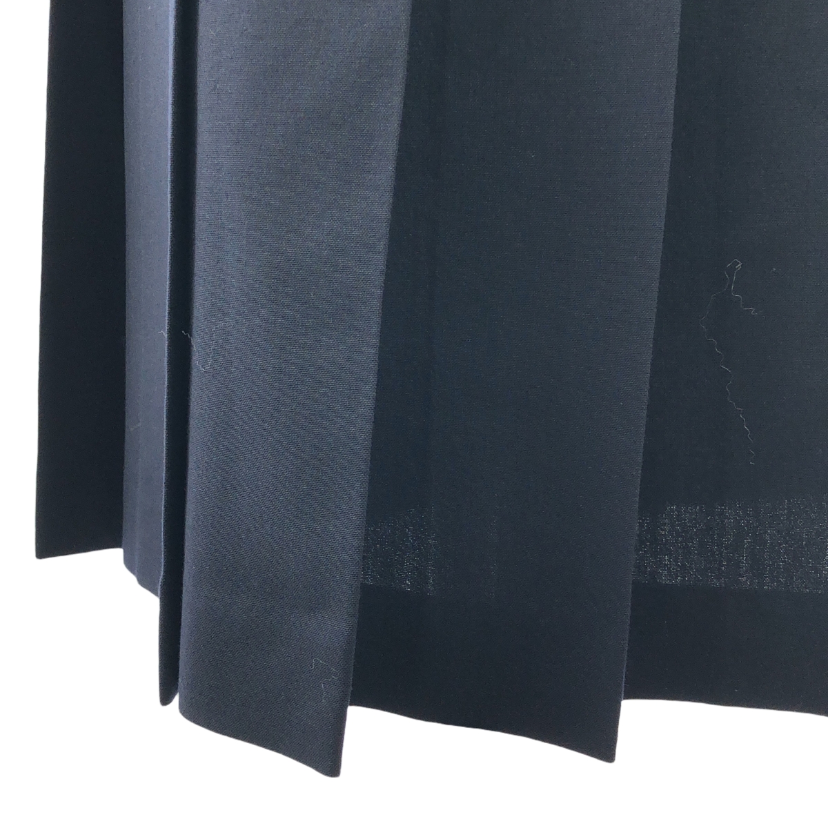 COMME des GARCONS / コムデギャルソン アシンメトリー リボン装飾 プリーツ ロングスカート