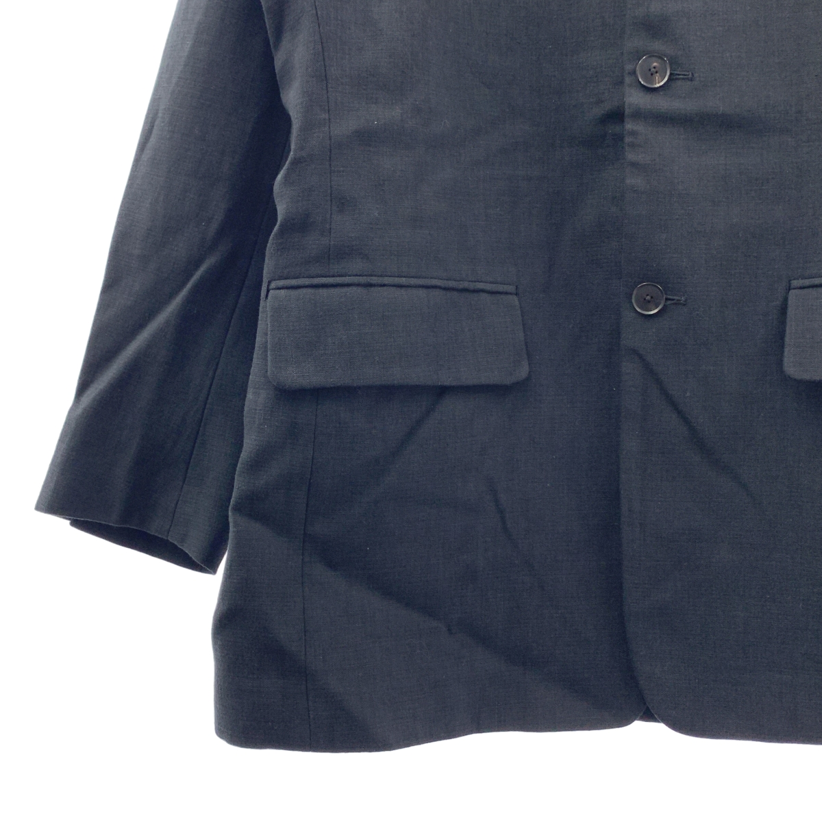 AURALEE / オーラリー DOUBLE CLOTH LINEN NO COLLAR JACKET ダブルクロス リネン ノーカラー ジャケット