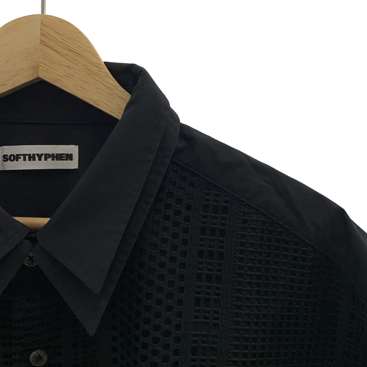 その他 メッシュドッキング レイヤードカラー 半袖シャツ