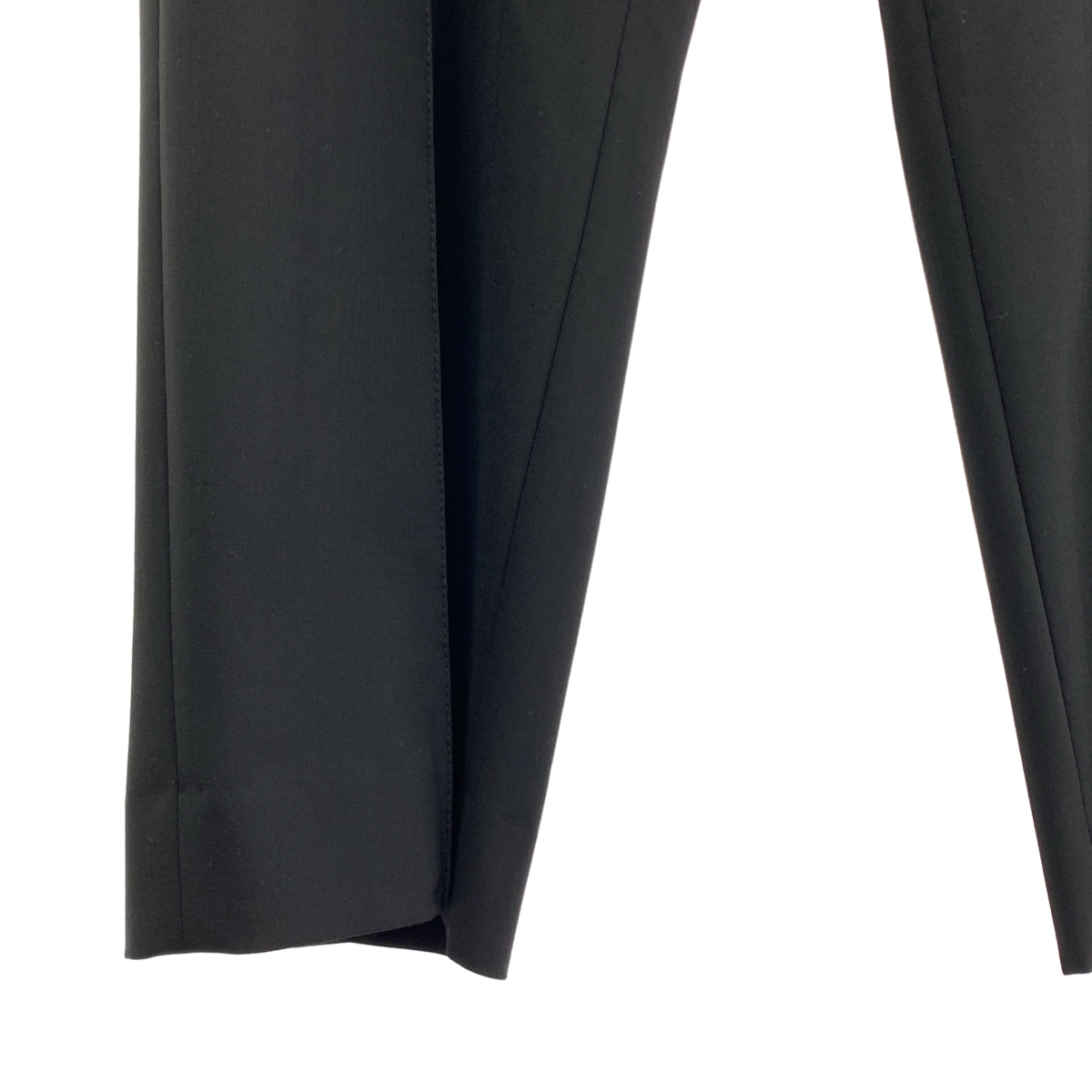 MARNI / マルニ WOOL-BLEND TROUSERS / ウール混 ロゴ刺しゅう サイドジップ スラックスパンツ