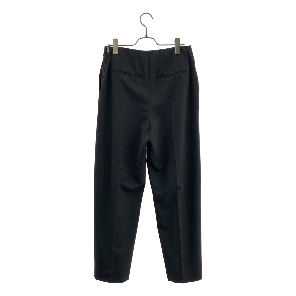 MARNI / マルニ WOOL-BLEND TROUSERS / ウール混 ロゴ刺しゅう サイドジップ スラックスパンツ