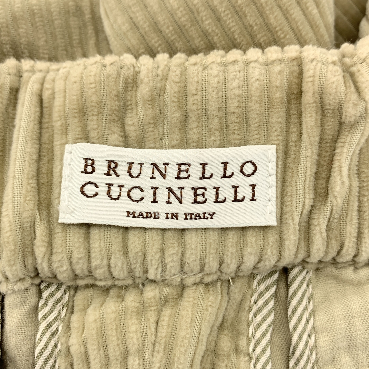BRUNELLO CUCINELLI / ブルネロクチネリ コーデュロイ テーパード イージー パンツ