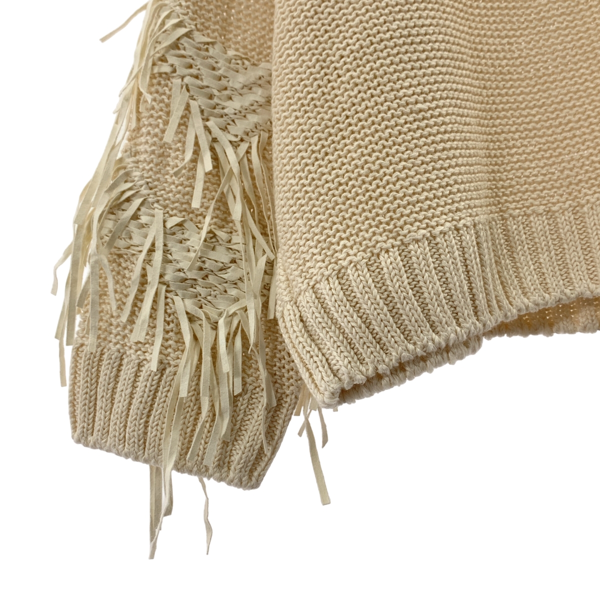 WEEKEND MAX MARA / ウィークエンドマックスマーラ リネン フリンジ クルーネック トップス