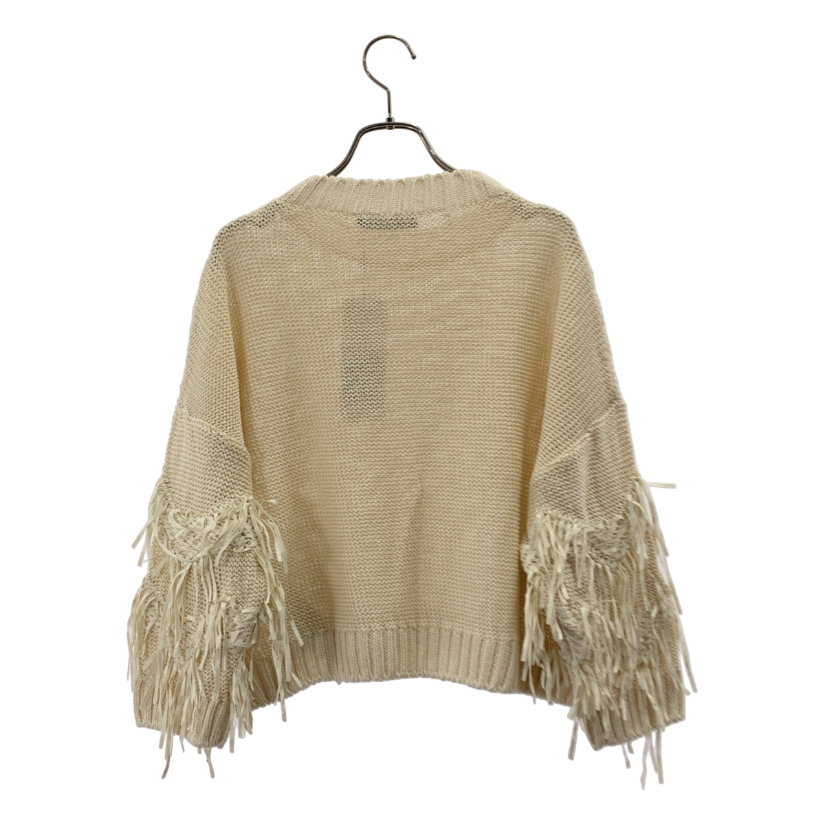 WEEKEND MAX MARA / ウィークエンドマックスマーラ リネン フリンジ クルーネック トップス