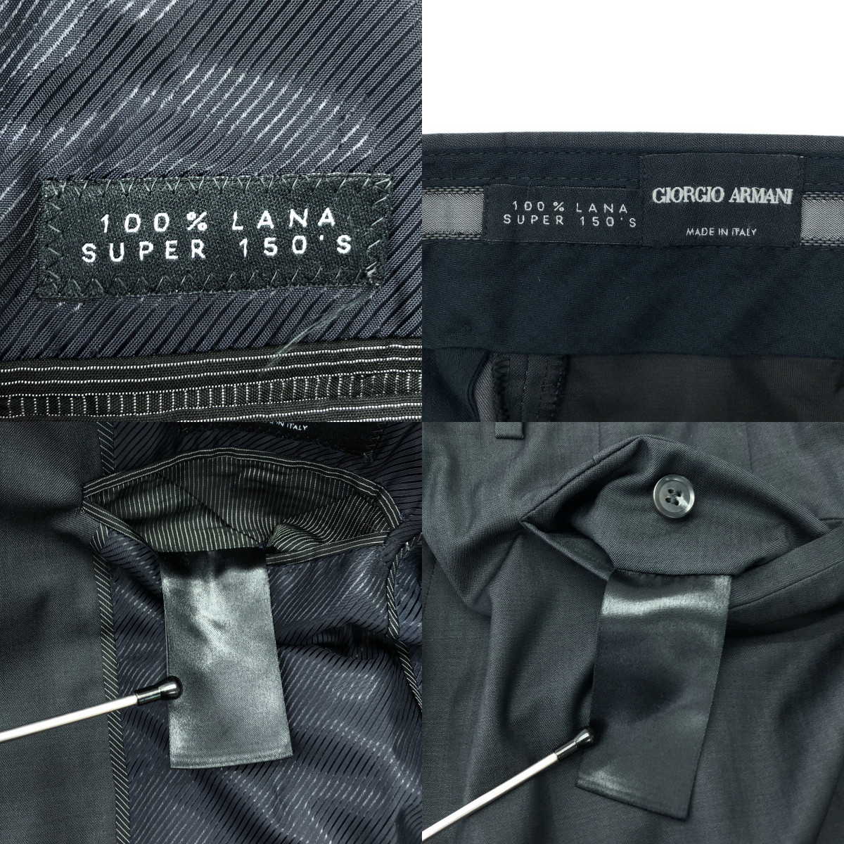 GIORGIO ARMANI / ジョルジオアルマーニ セットアップ / 2B テーラード ジャケット スラックスパンツ