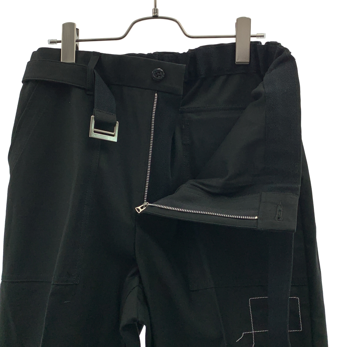 sacai / サカイ × WTAPS / ダブルタップス Cotton Back Satin Pants / ベルテッド ベイカー パンツ