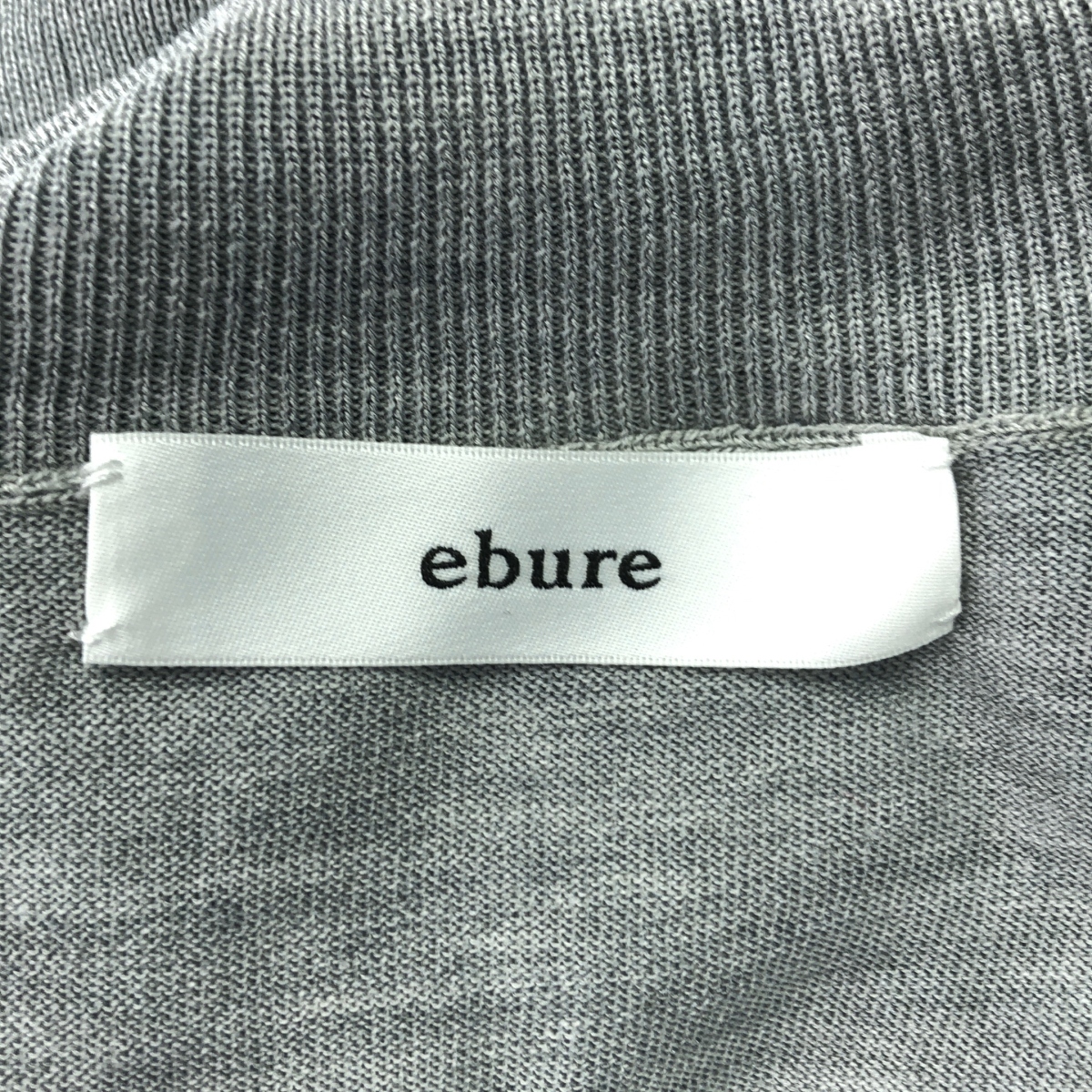 ebure / エブール ライトシルクコットン ニットプルオーバー
