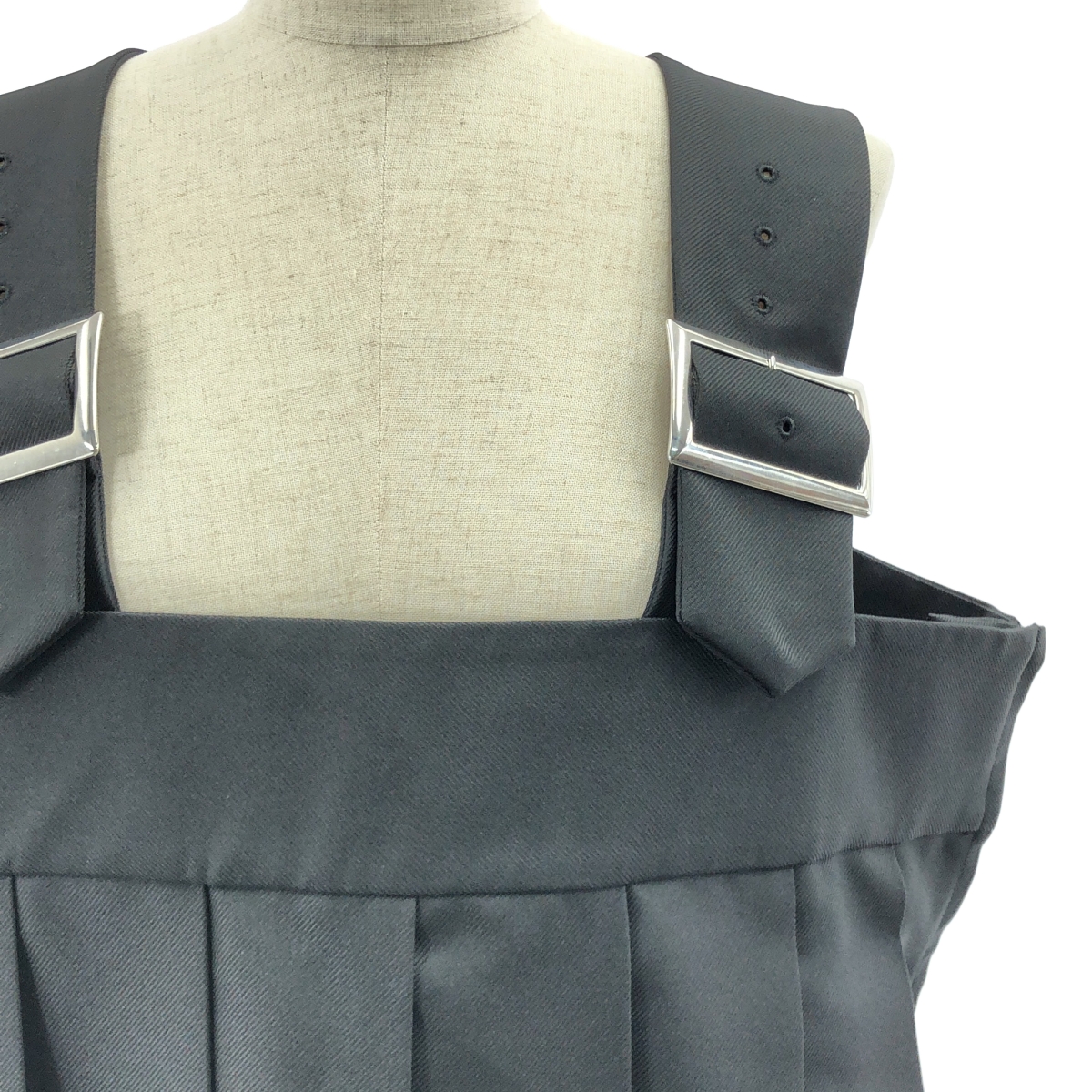 COMME des GARCONS COMME des GARCONS / コムコム ポリエステル プリーツ ジャンパースカート ワンピース