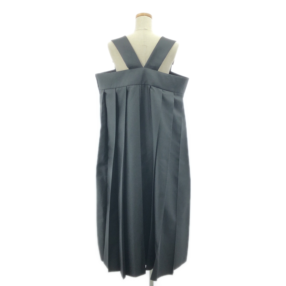 COMME des GARCONS COMME des GARCONS / コムコム ポリエステル プリーツ ジャンパースカート ワンピース