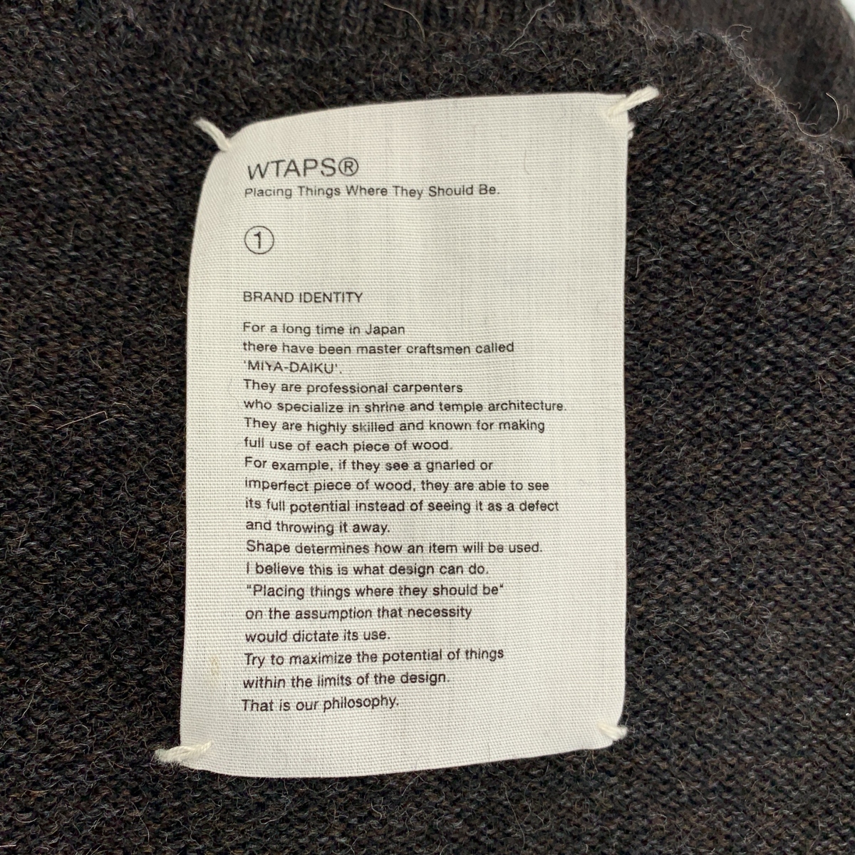 WTAPS / ダブルタップス DECK CREW-C / SWEATER.WOOL ウール デッキ ニット