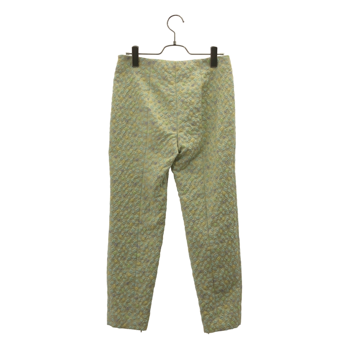 RED VALENTINO / レッドヴァレンティノ フラワー ジャガード サイドジップ スラックス パンツ