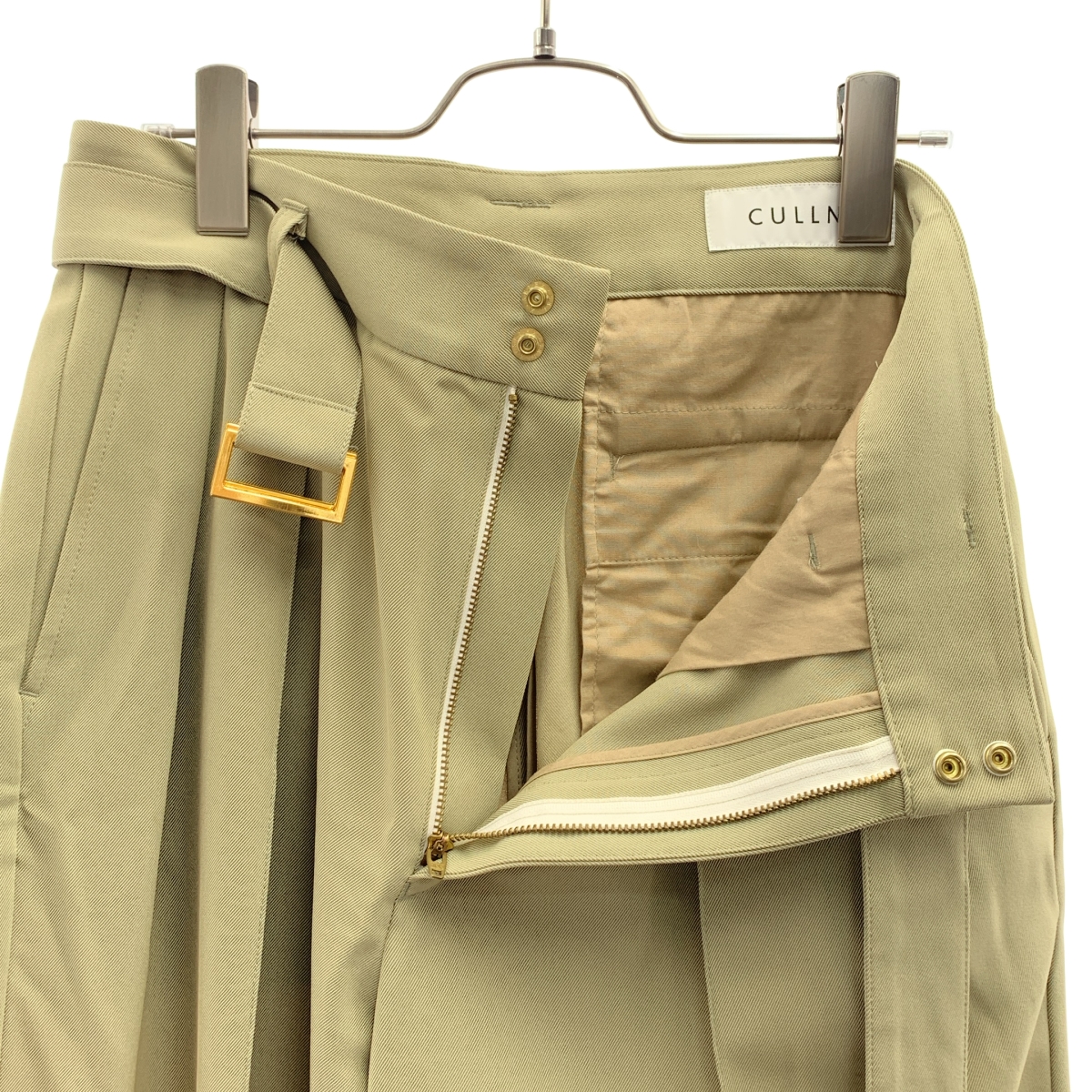 CULLNI / クルニ Pintuck Wide Pants ピンタック ベルテッド ワイドパンツ