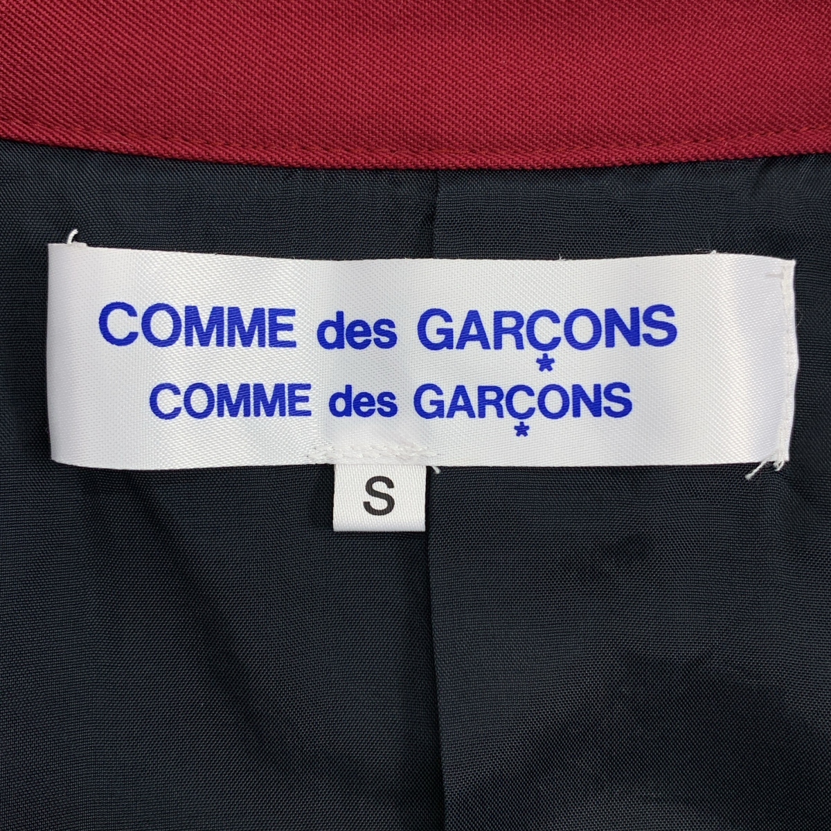 COMME des GARCONS COMME des GARCONS / コムコム ウールギャバジン ステンカラー コート