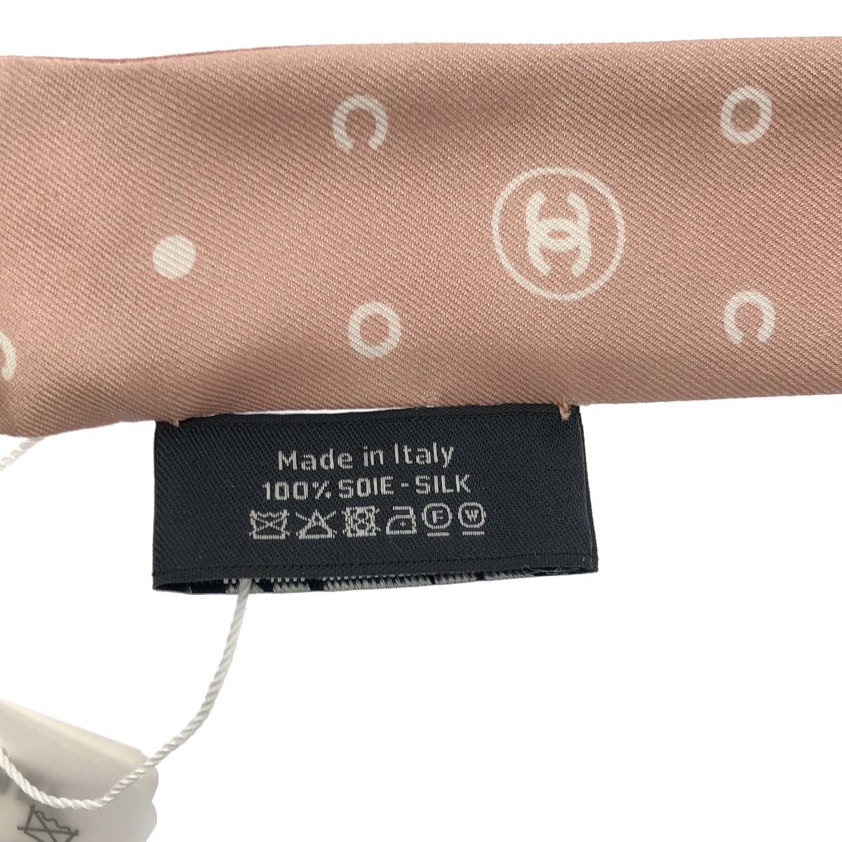 CHANEL / シャネル ココマーク シルク ヘアバンド