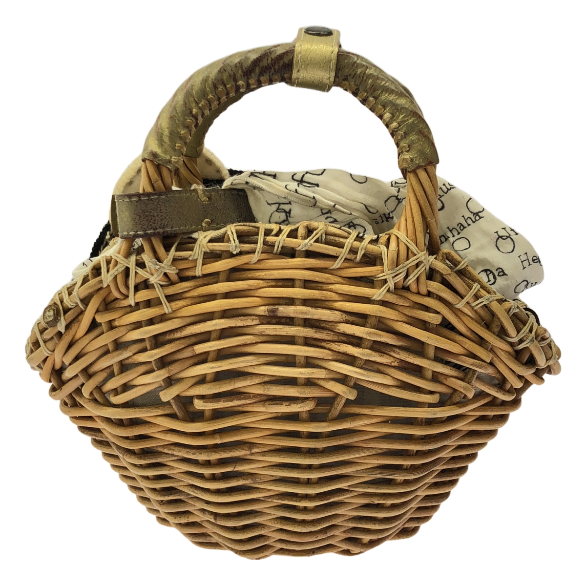 ebagos / エバゴス ワッペン レース カゴバッグ