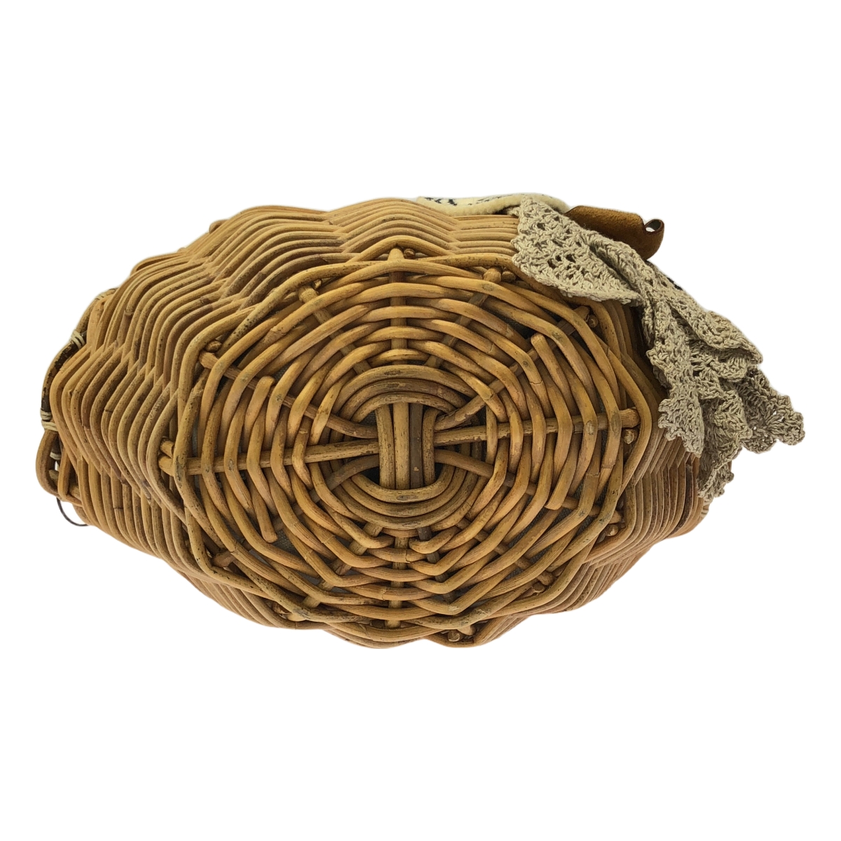 ebagos / エバゴス ワッペン レース カゴバッグ