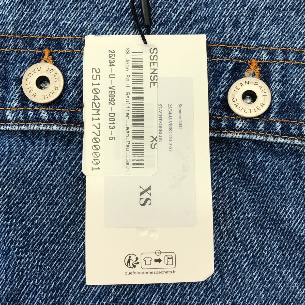 JeanPaulGAULTIER / ジャンポールゴルチェ The Buttoned デニムジャケット